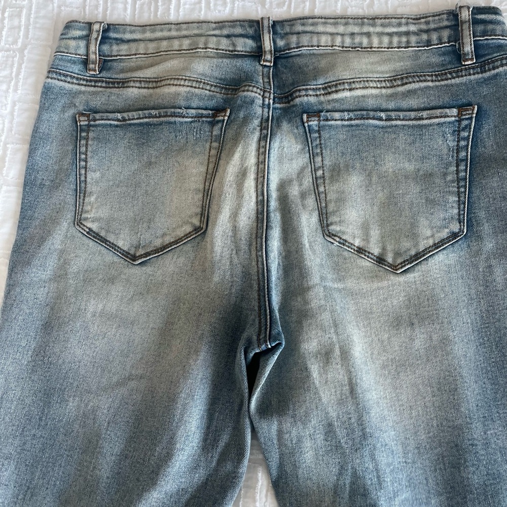 RefugeJeans Light Blue Distressed Skinny Jeans - Picture 5 of 7